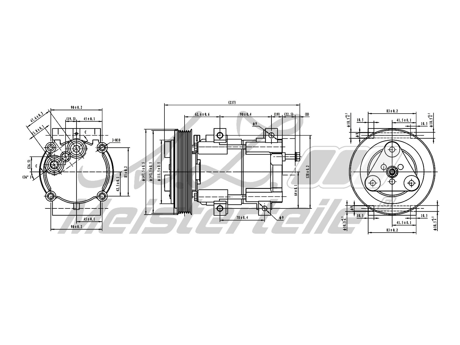 A.Z. Meisterteile AZMT-45-041-1036