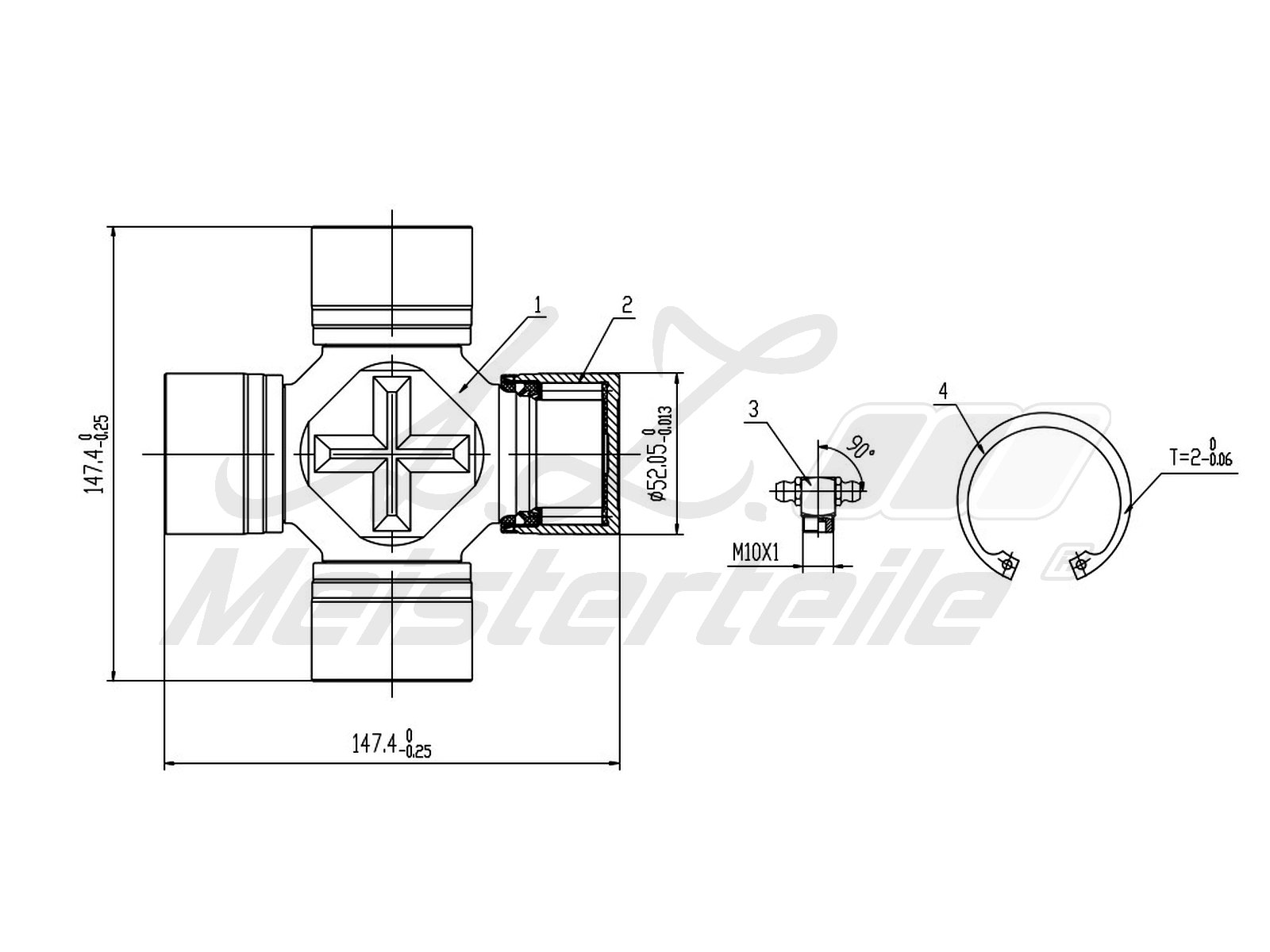 A.Z. Meisterteile AZMT-42-041-1001