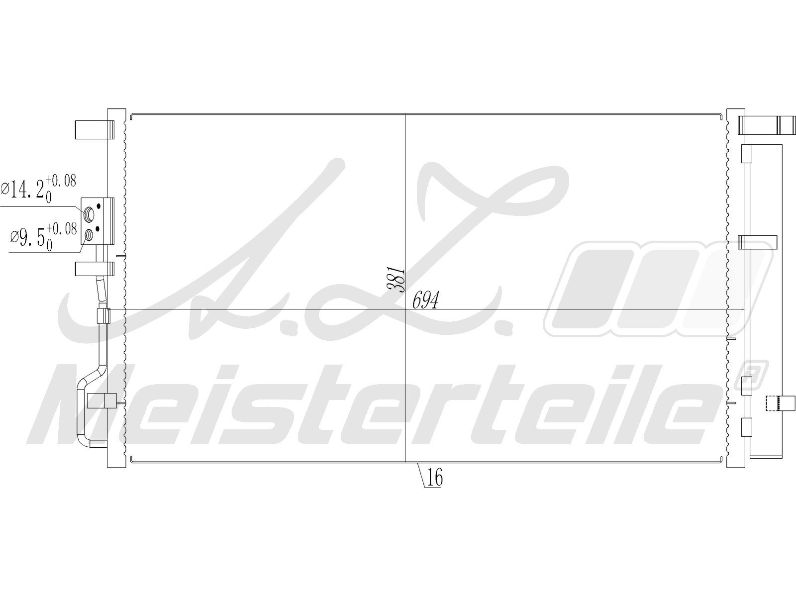 A.Z. Meisterteile AZMT-45-030-1582 A.Z. Meisterteile AZMT-45-030-1582