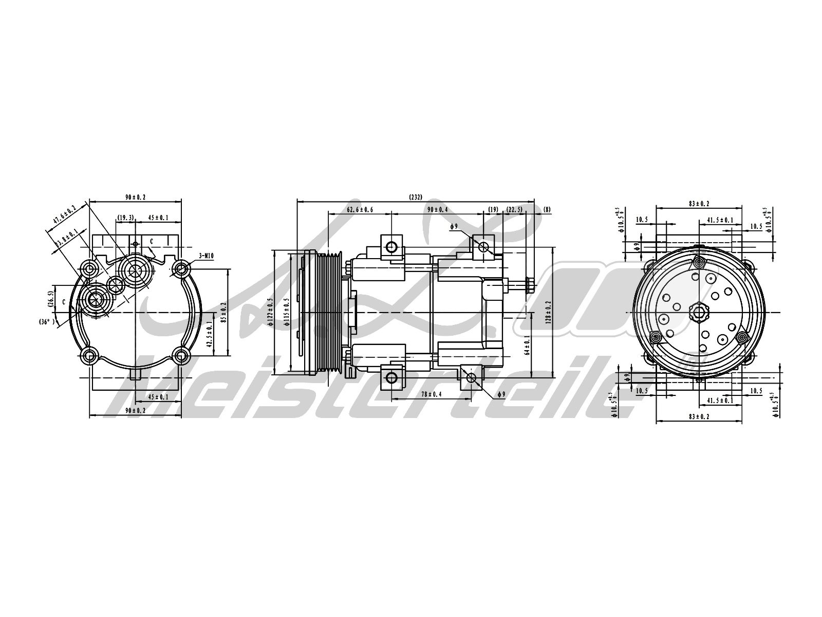 A.Z. Meisterteile AZMT-45-041-1028