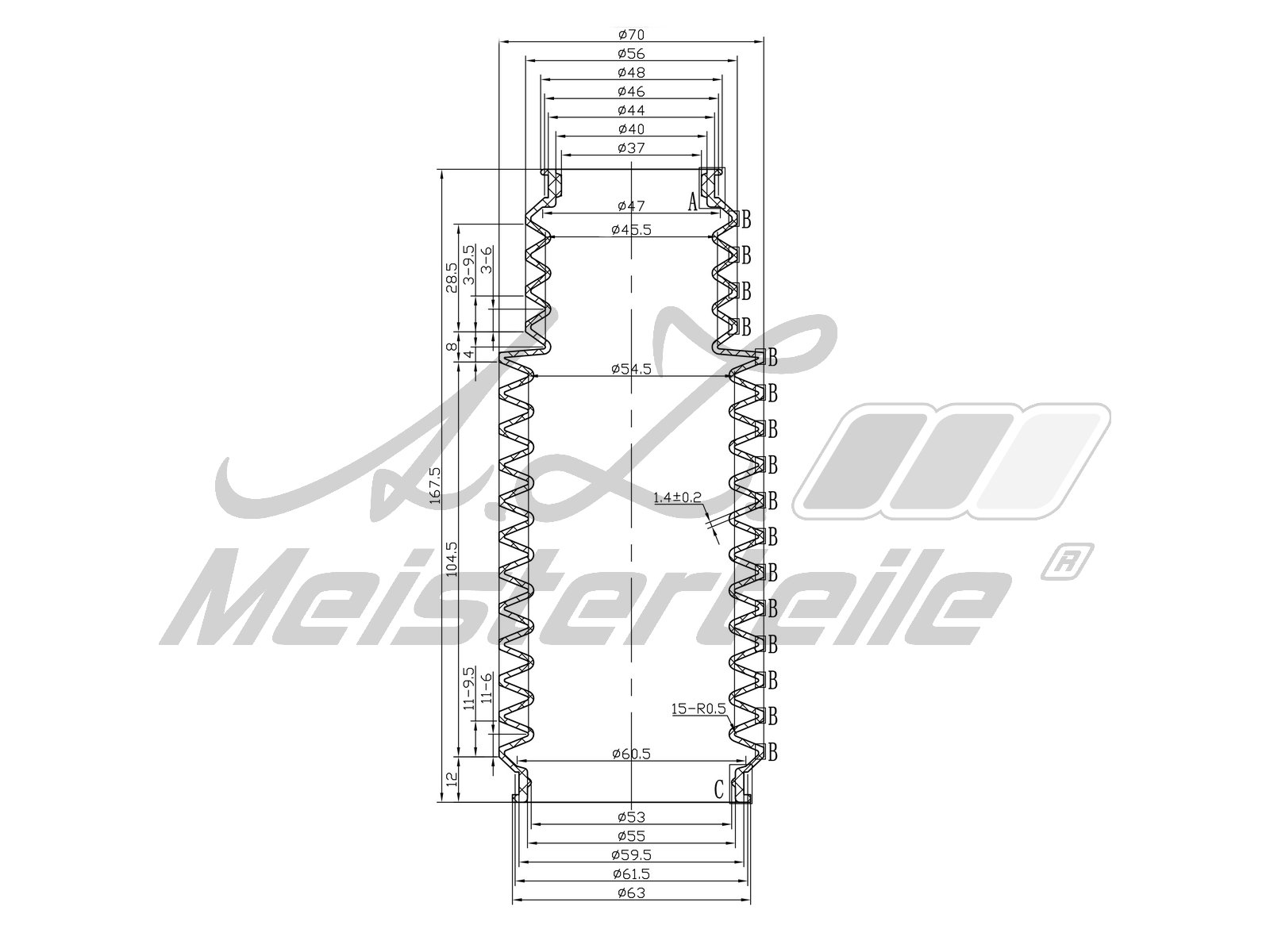 A.Z. Meisterteile AZMT-42-020-1160