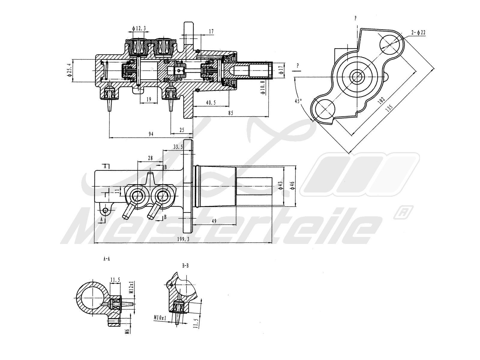 A.Z. Meisterteile AZMT-44-110-1039