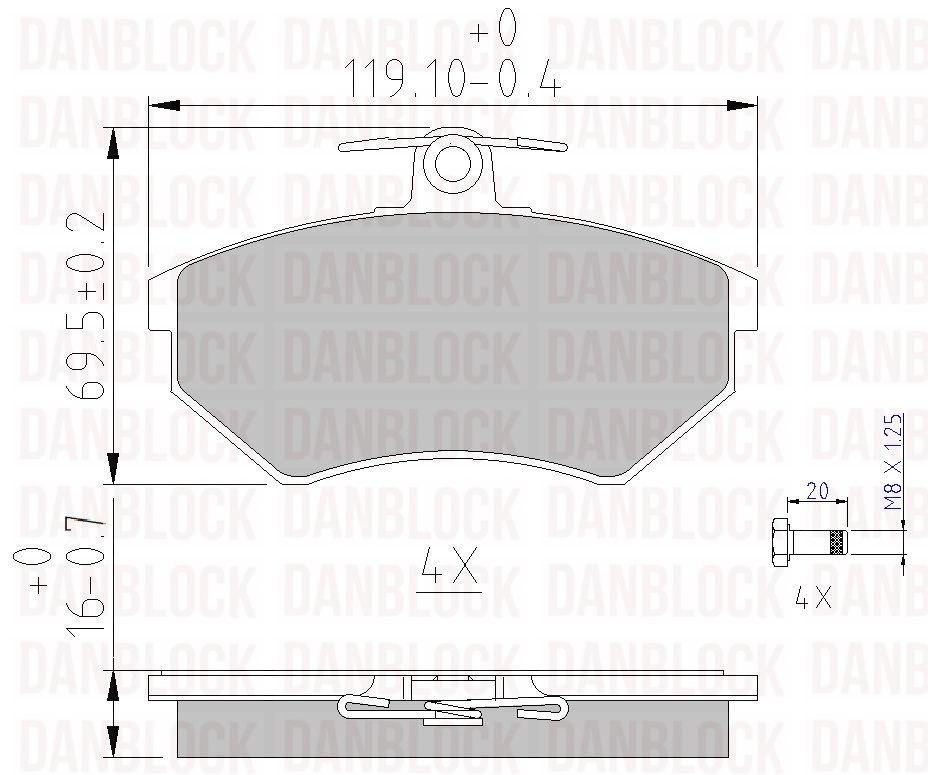 DANBLOCK DB 510158
