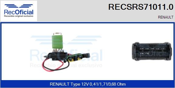 RECOFICIAL RECSRS71011.0