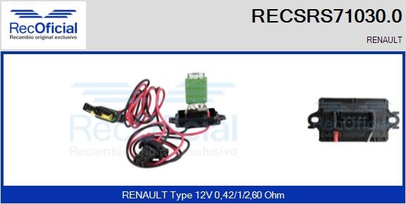 RECOFICIAL RECSRS71030.0