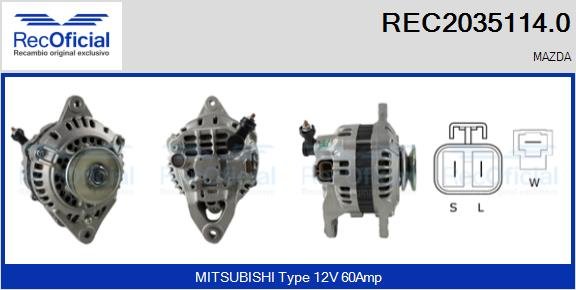 RECOFICIAL REC2035114.0 RECOFICIAL REC2035114.0