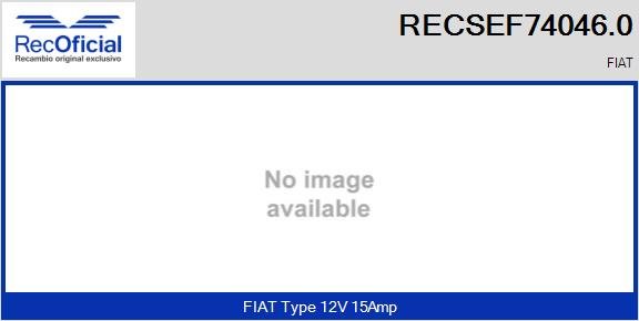 RECOFICIAL RECSEF74046.0