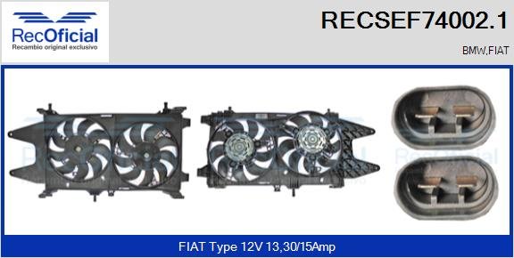 RECOFICIAL RECSEF74002.1 RECOFICIAL RECSEF74002.1