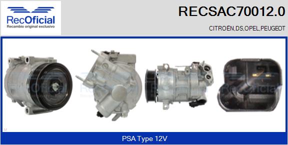 RECOFICIAL RECSAC70012.0