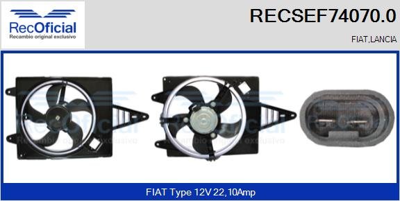 RECOFICIAL RECSEF74070.0 RECOFICIAL RECSEF74070.0