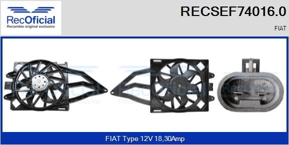 RECOFICIAL RECSEF74016.0 RECOFICIAL RECSEF74016.0