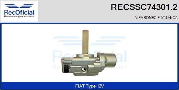 RECOFICIAL RECSSC74301.2 RECOFICIAL RECSSC74301.2
