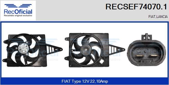 RECOFICIAL RECSEF74070.1 RECOFICIAL RECSEF74070.1