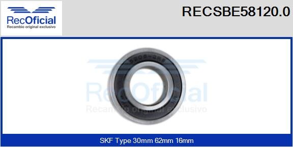 RECOFICIAL RECSBE58120.0