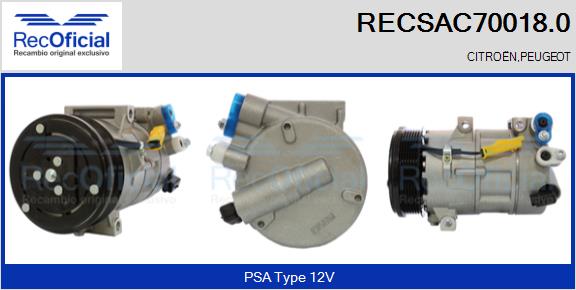 RECOFICIAL RECSAC70018.0