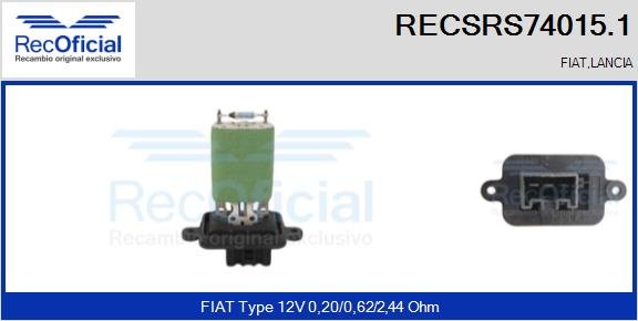 RECOFICIAL RECSRS74015.1