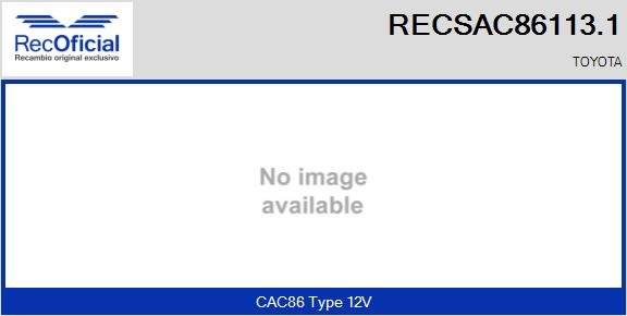 RECOFICIAL RECSAC86113.1