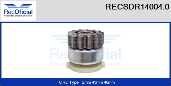 RECOFICIAL RECSDR14004.0