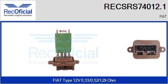 RECOFICIAL RECSRS74012.1