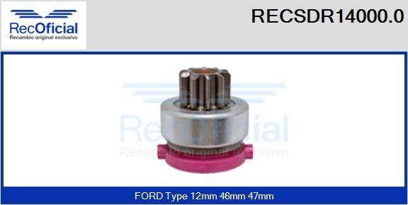 RECOFICIAL RECSDR14000.0