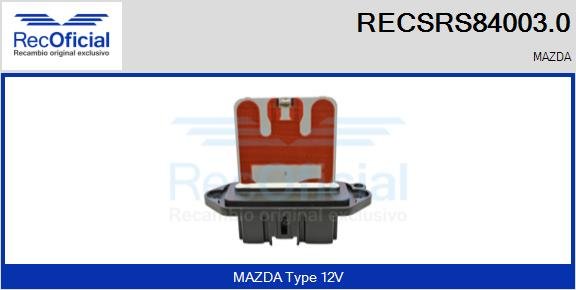 RECOFICIAL RECSRS84003.0