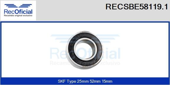 RECOFICIAL RECSBE58119.1 RECOFICIAL RECSBE58119.1