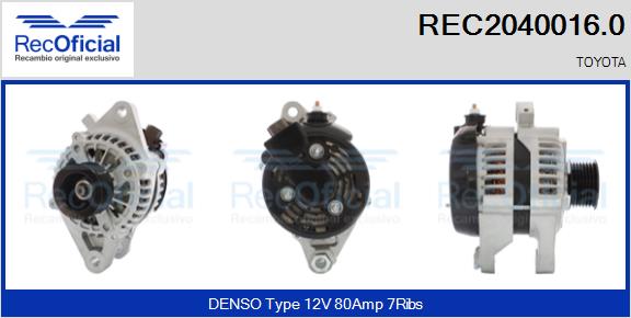 RECOFICIAL REC2040016.0