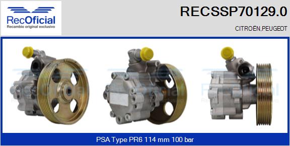 RECOFICIAL RECSSP70129.0