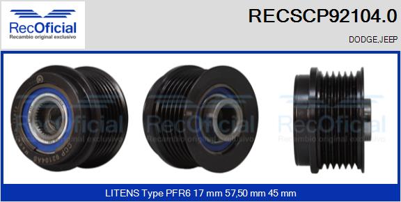 RECOFICIAL RECSCP92104.0