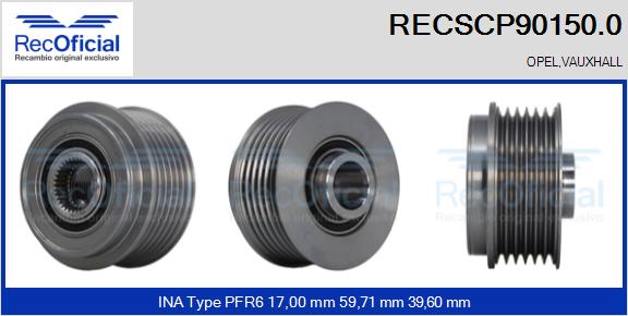 RECOFICIAL RECSCP90150.0