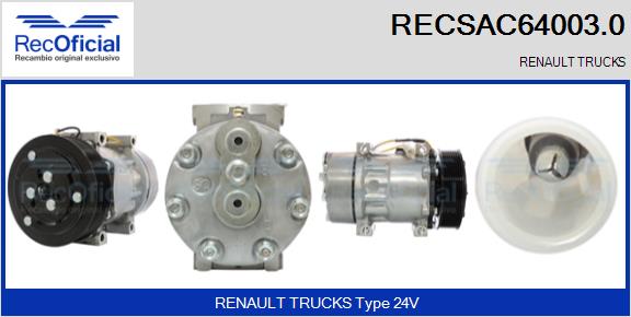 RECOFICIAL RECSAC64003.0