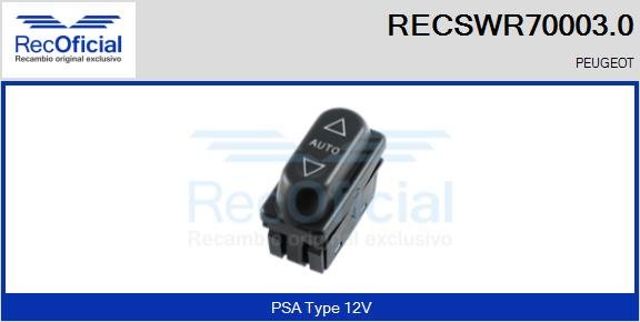 RECOFICIAL RECSWR70003.0