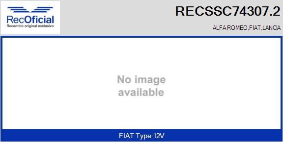 RECOFICIAL RECSSC74307.2 RECOFICIAL RECSSC74307.2