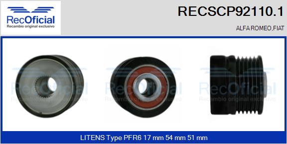 RECOFICIAL RECSCP92110.1