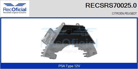 RECOFICIAL RECSRS70025.0