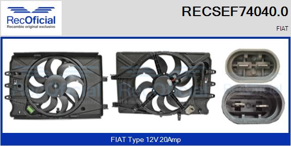 RECOFICIAL RECSEF74040.0 RECOFICIAL RECSEF74040.0