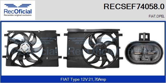 RECOFICIAL RECSEF74058.0 RECOFICIAL RECSEF74058.0