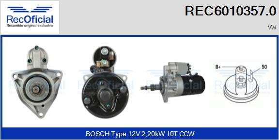 RECOFICIAL REC6010357.0 RECOFICIAL REC6010357.0