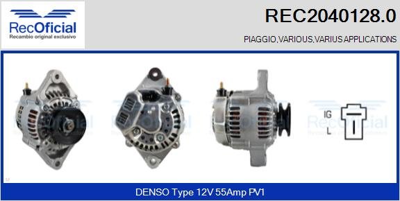 RECOFICIAL REC2040128.0 RECOFICIAL REC2040128.0