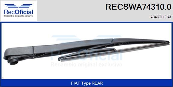 RECOFICIAL RECSWA74310.0