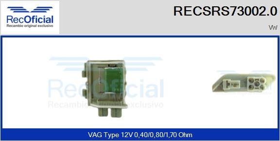 RECOFICIAL RECSRS73002.0