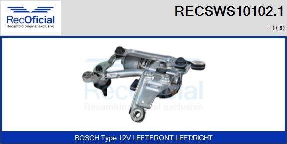 RECOFICIAL RECSWS10102.1 RECOFICIAL RECSWS10102.1