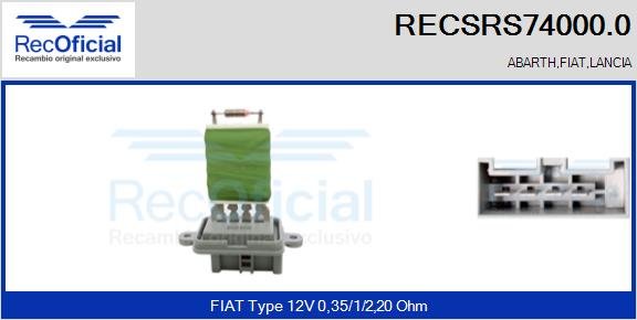 RECOFICIAL RECSRS74000.0