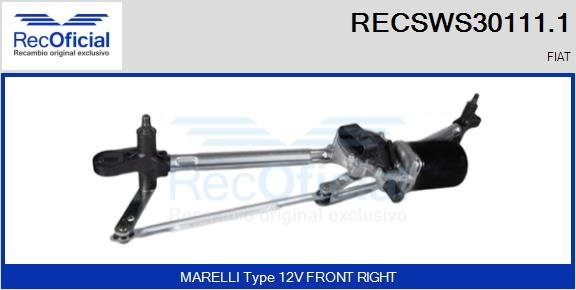 RECOFICIAL RECSWS30111.1 RECOFICIAL RECSWS30111.1