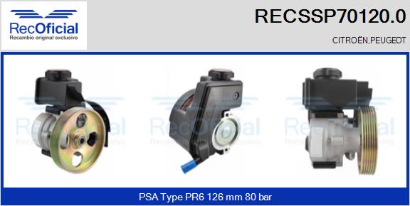 RECOFICIAL RECSSP70120.0