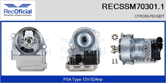 RECOFICIAL RECSSM70301.1 RECOFICIAL RECSSM70301.1