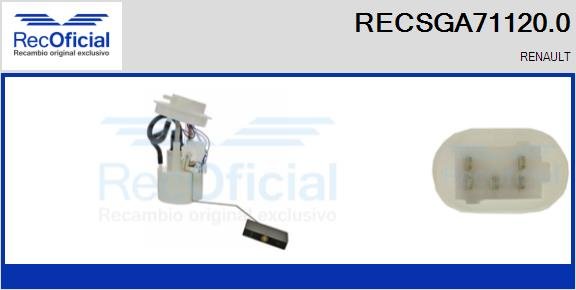 RECOFICIAL RECSGA71120.0 RECOFICIAL RECSGA71120.0