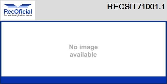 RECOFICIAL RECSIT71001.1 RECOFICIAL RECSIT71001.1
