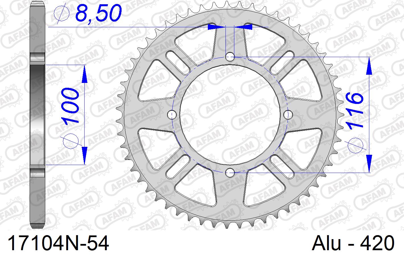 AFAM 17104N-54 AFAM 17104N-54