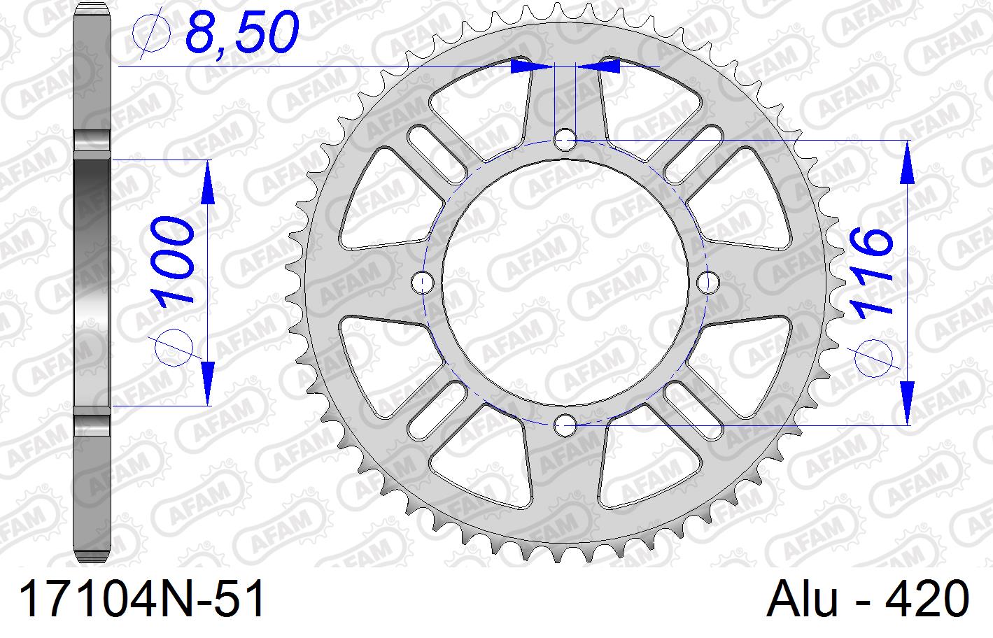 AFAM 17104N-51 AFAM 17104N-51